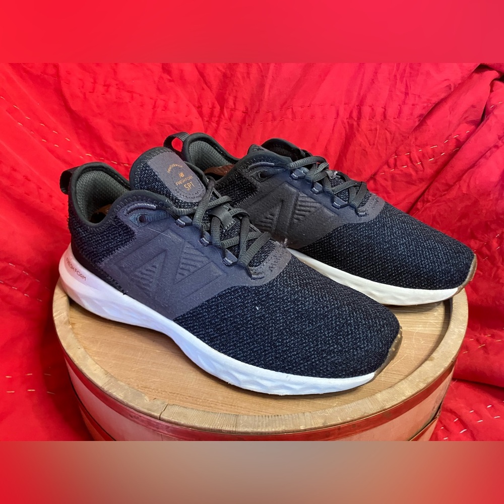 New Balance Fresh Foam SPT Running Shoes Knit Lightweight‎ Sneakers Gray Sz 9